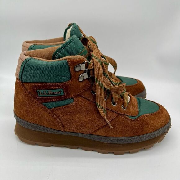 Other - L.L. Bean Sherpa Leather Hiking Boots Kids 5